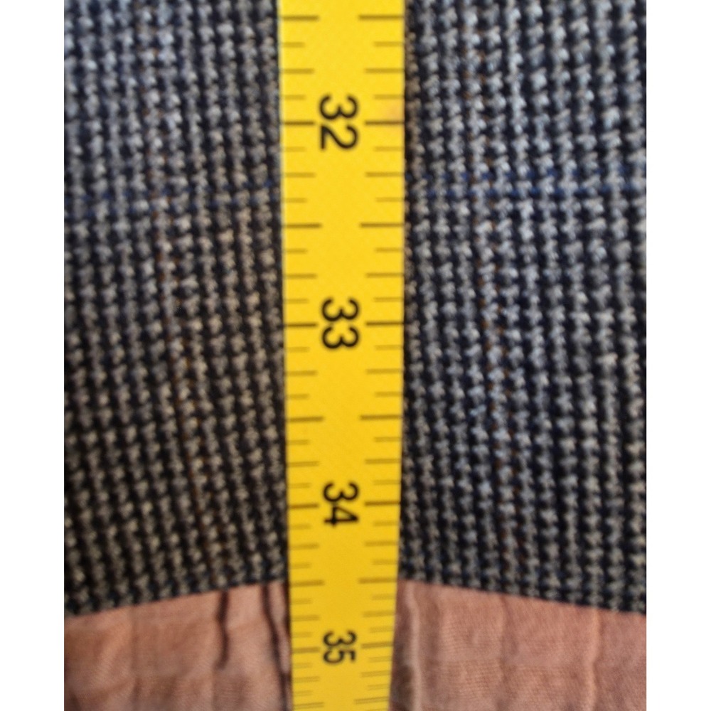 Jos A Bank 50L Gray Black 100% Wool Executive Mens Blazer Jacket Sport Coat - Picture 9 of 11